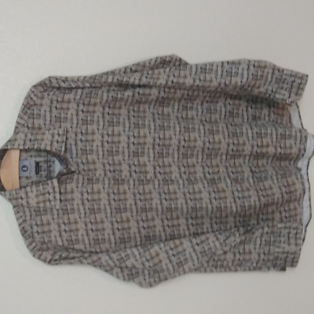 Men's International Laundry, XL long sleeve button down,reptile print.